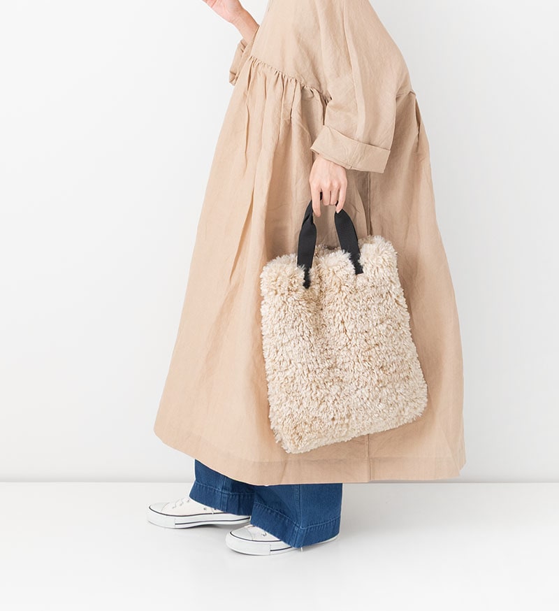 viaraPOTIOR ポティオール　バッグ　2way ファー SALE】VC-2552<br>ファートートバッグ - Limited - Veritecoeur