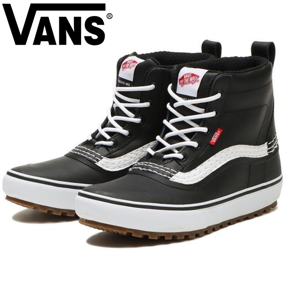 スノーブーツ VANS バンズ STANDARD MID SNOW MTE BLACK WHITE