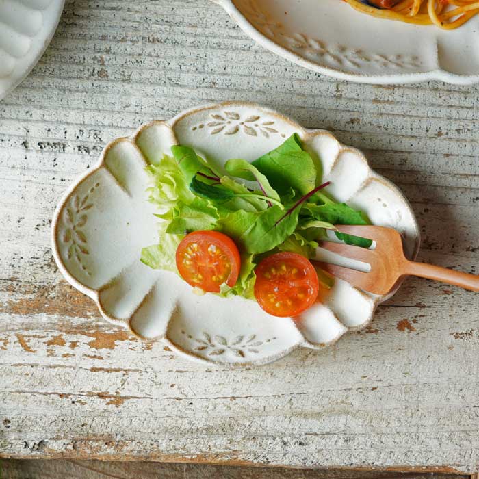 益子焼 ラビエ 小皿 kinari / シンデレラシリーズ わかさま陶芸 小皿