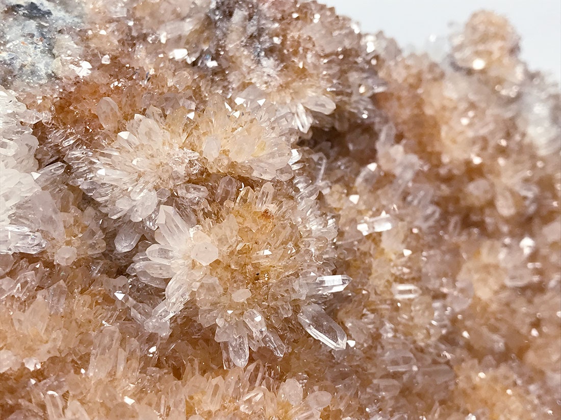 福島県蛍鉱山産 水晶クラスター