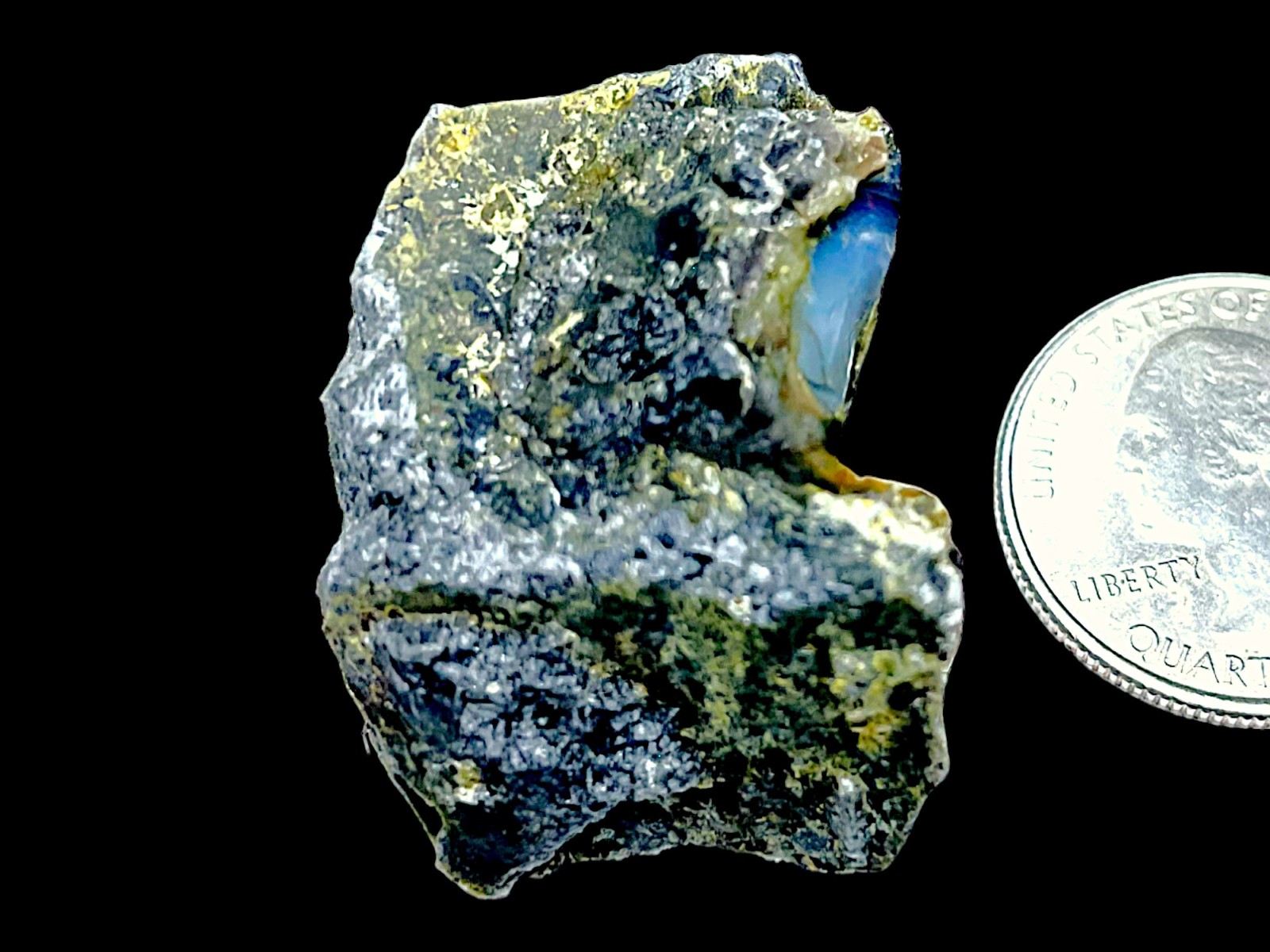 福島県 宝坂産 遊色オパール