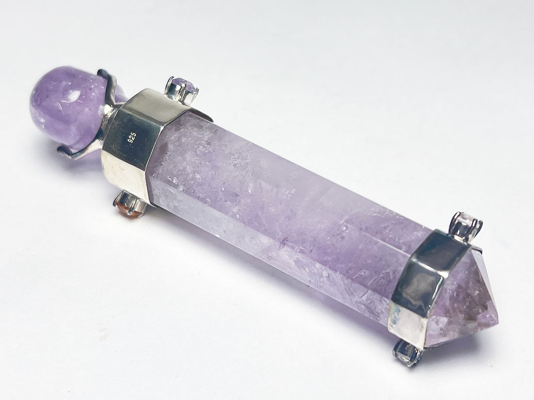 アメジスト ヒーリングワンド(スカルヘッド)