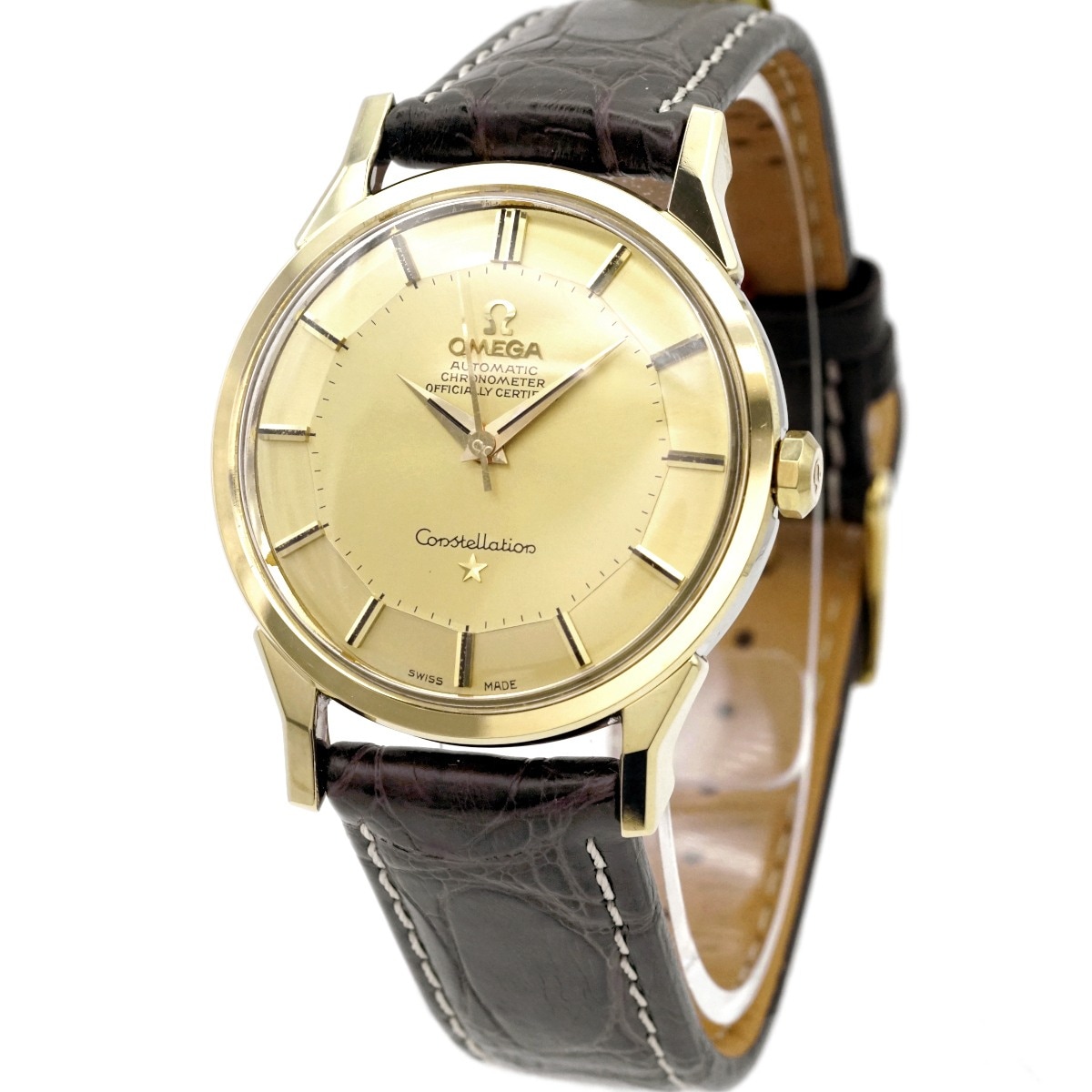 オメガ コンステレーション 12角 167.005 キャップゴールド 純正尾錠