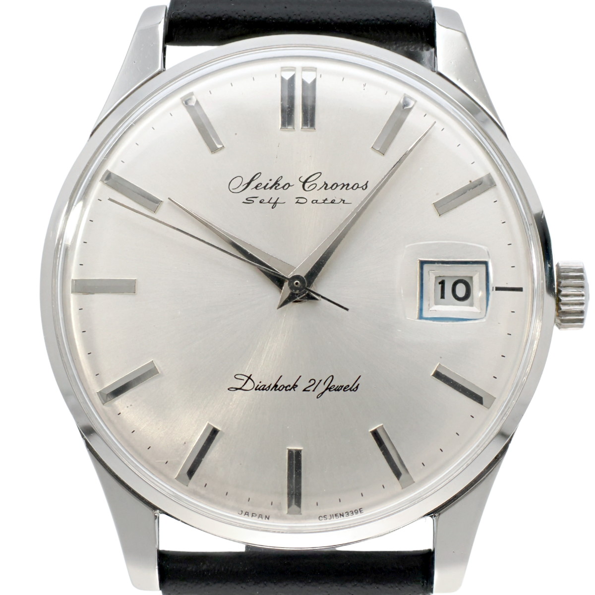 セイコー クロノス セルフデータ J15016E SS 21石 手巻 OH済 昭和38年/1963