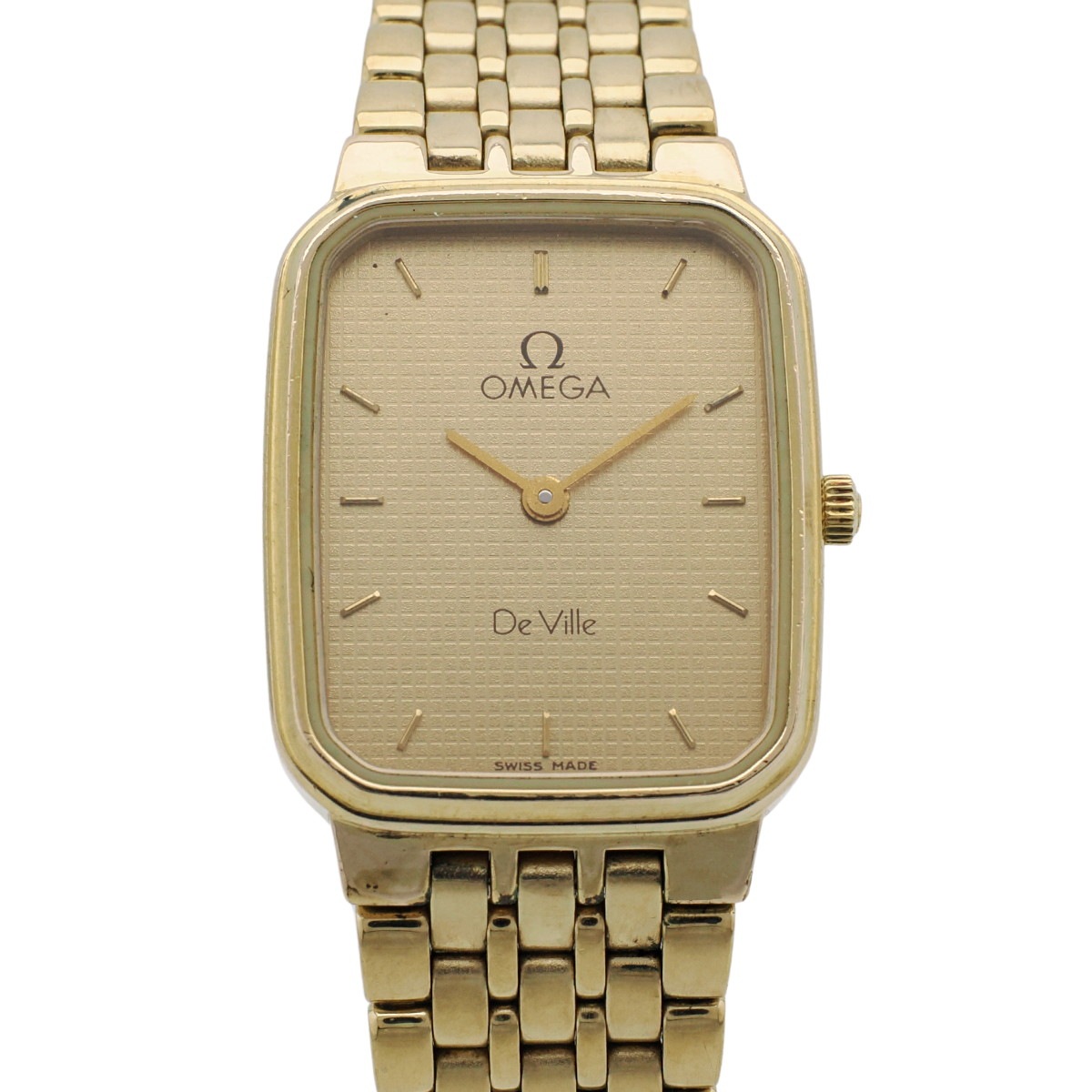 オメガ デヴィル レディース 金メッキ アンティーク 1375 クオーツ