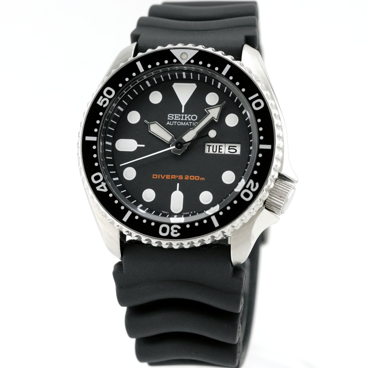 セイコー ダイバーズ 200m 7S26-0020 黒ベゼル 自動巻 逆輸入 USED