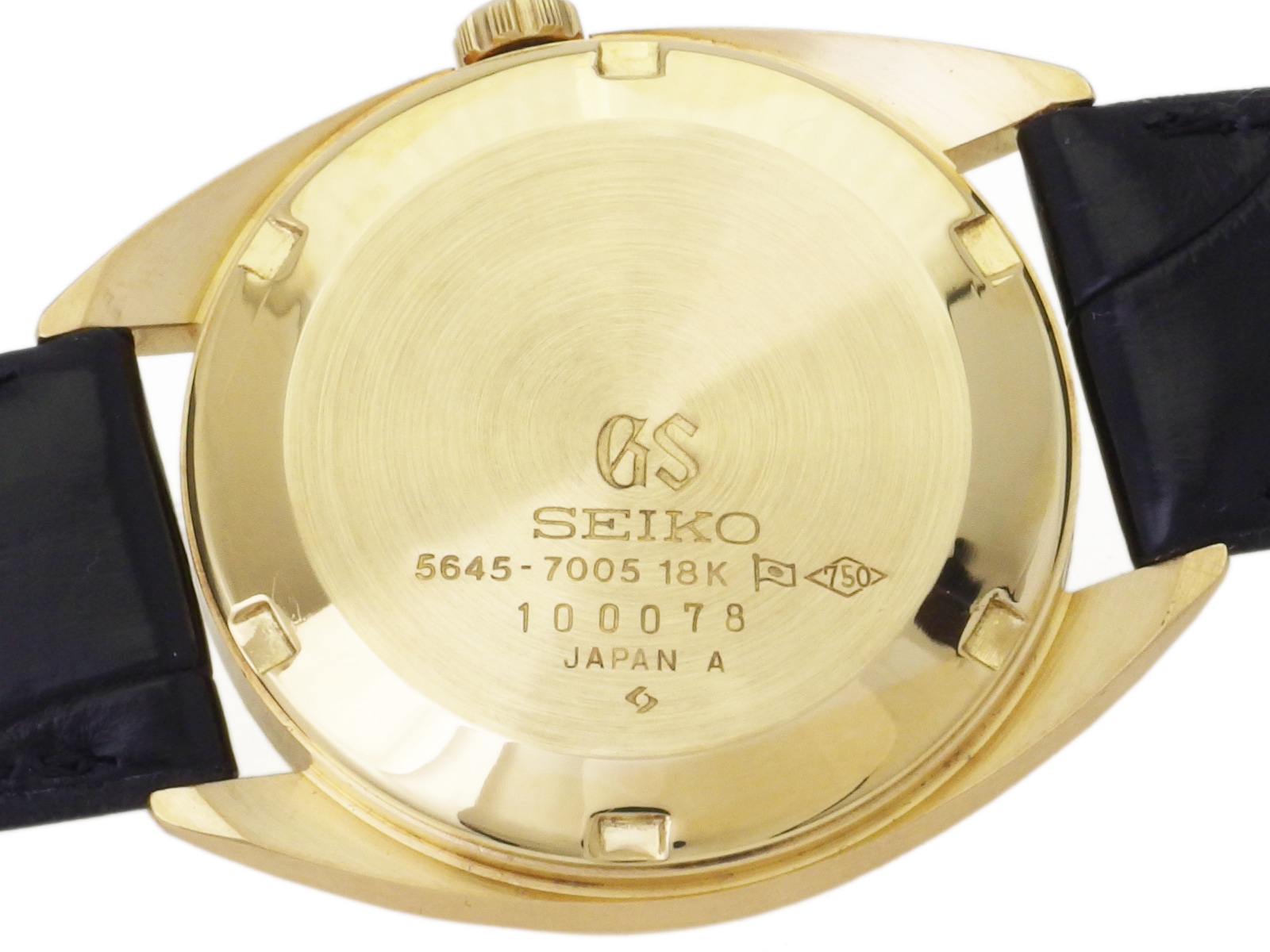 希少】グランドセイコー 5645-7005 18金無垢ケース・純正尾錠 自動巻