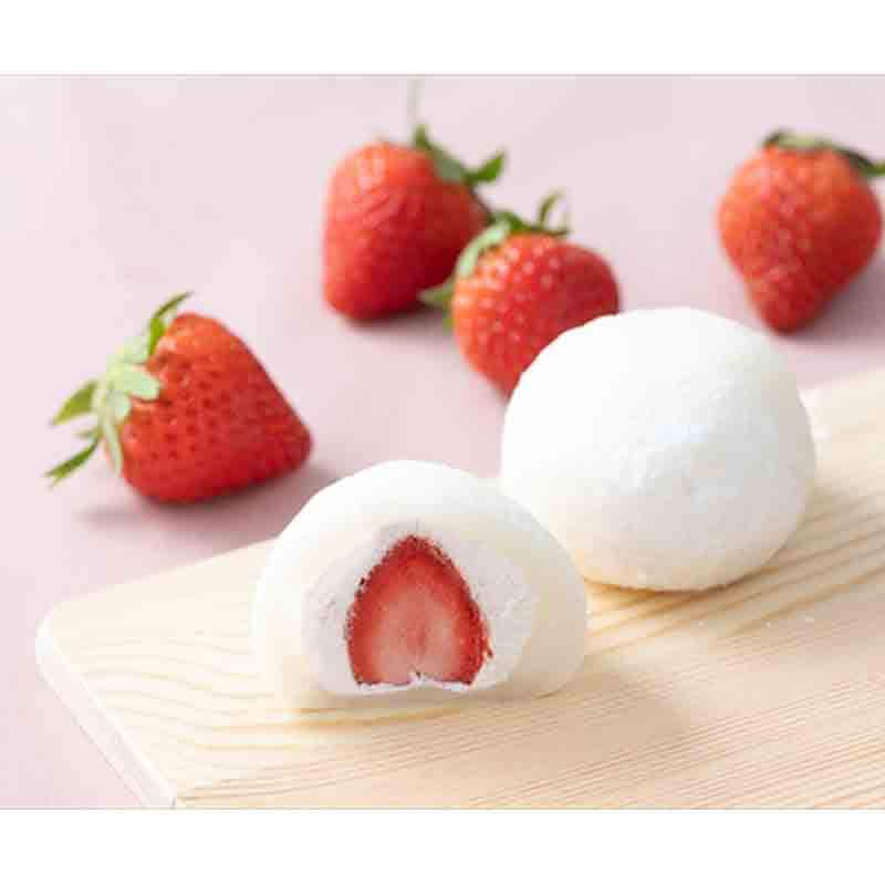 山口/ホシフルーツ〉あまおうのクリームいちご大福 fuwaru 8個