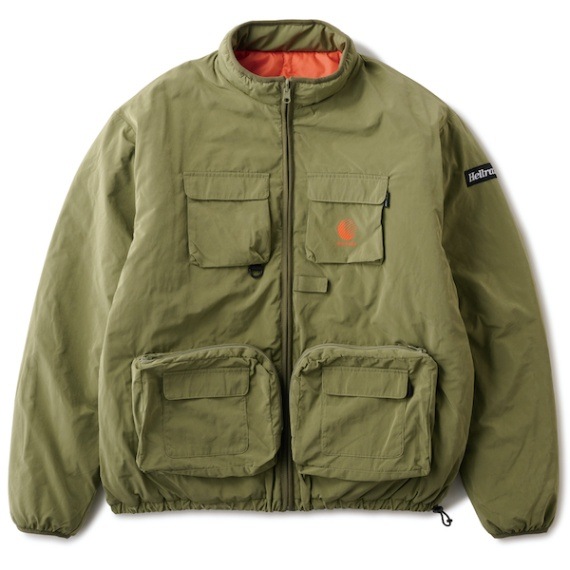 Hellrazor ヘルレイザー REVERSIBLE ARMY CARGO PUFF JACKET