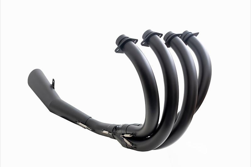 スラッシュメガホンマフラー 黒 ◎JMCA認証：車検対応仕様 Z900RS/CAFE