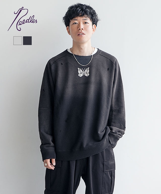 RW336]NEEDLES(ニードルズ) Deconstructed Sweat Shirt - Cotton
