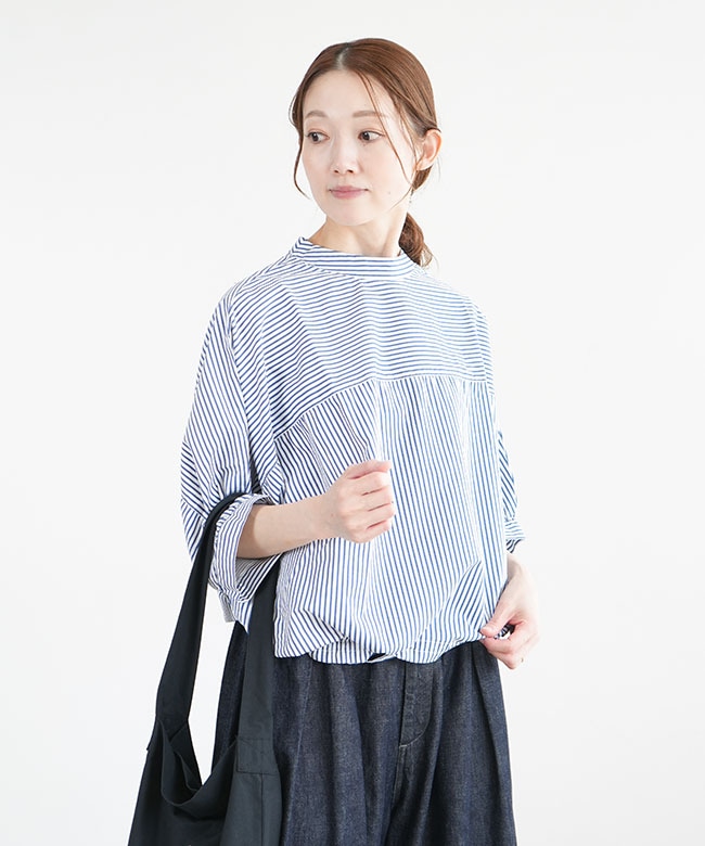 8242T-020]grin(グリン) ブロードドルマンシャツ トップス プル