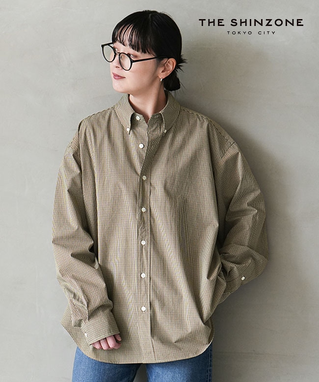 26SMSBL10]THE SHINZONE(ザ シンゾーン) MINI CHECK DADDY SHIRT ミニ