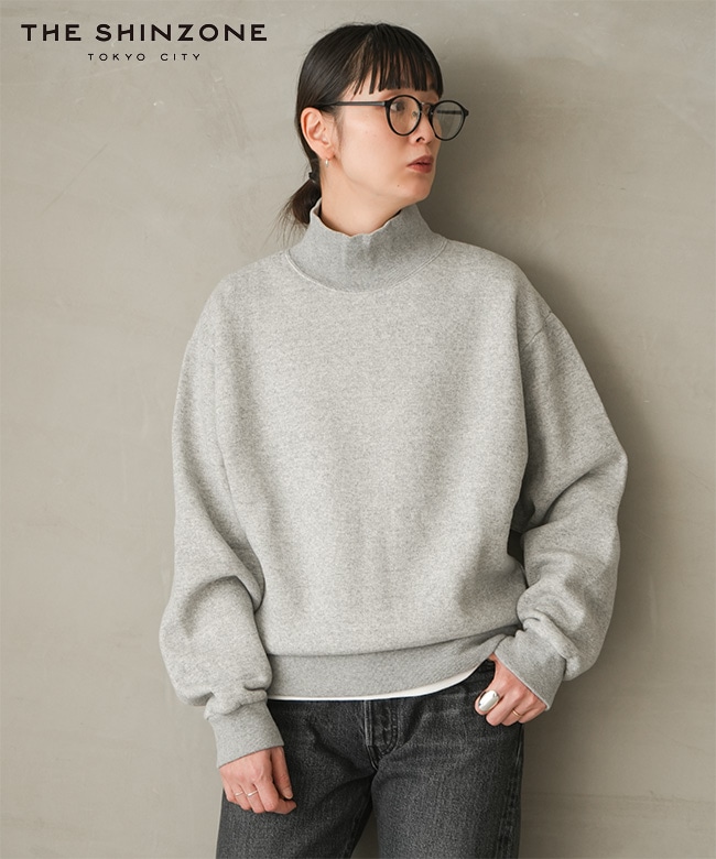 25AMSCU11]THE SHINZONE(ザ シンゾーン) HIGH NECK COMMON SWEATSHIRT