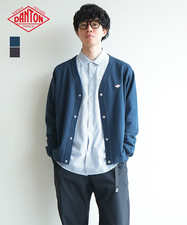 ◇[DT-C0406CIN]DANTON(ダントン) V-NECK CARDIGAN Vネック
