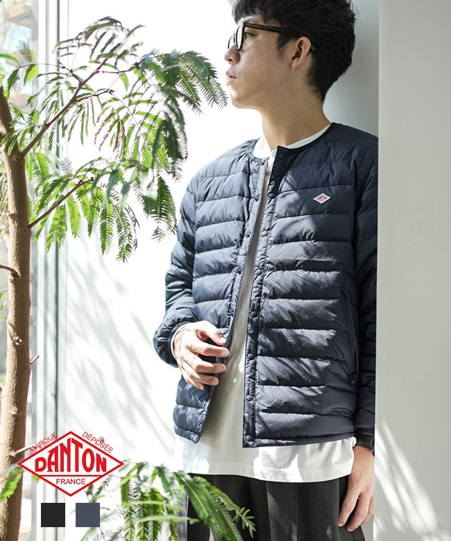 ◇[DT-A0025NNF]【収納袋付き】DANTON(ダントン) Crew Neck Inner Down