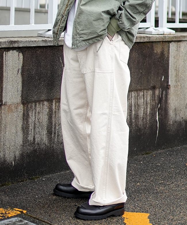 オアスロウ orSlow セットアップ 幾何学柄 M オアスロウ orSlow