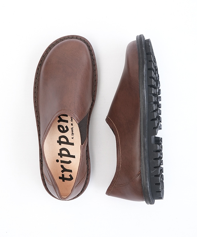 YEN-BOX] trippen(トリッペン) YEN(イェン) スリッポン レザーシューズ