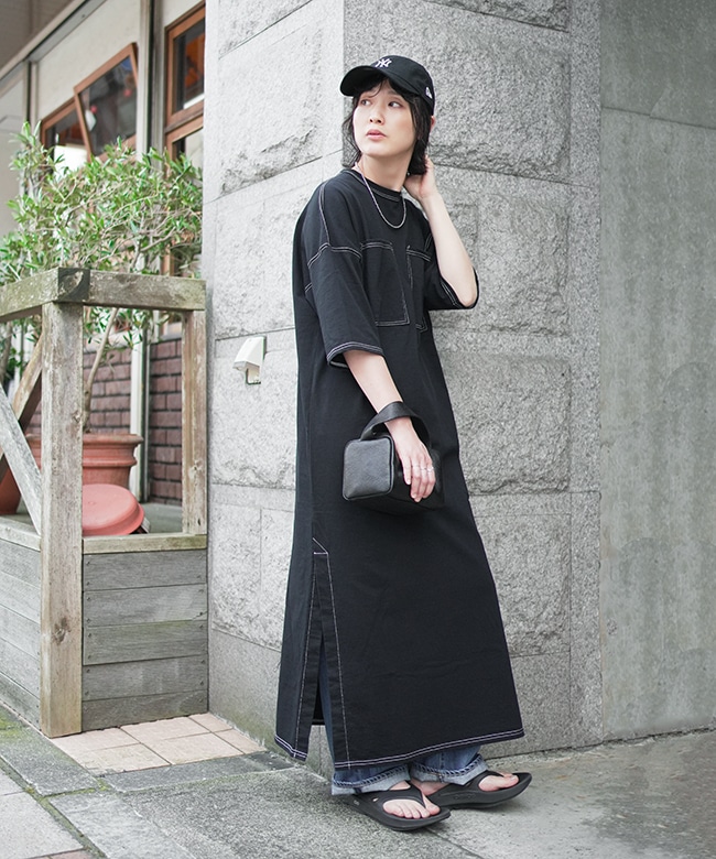 SALE 50%OFF】[24MMSOP06]THE SHINZONE(ザ・シンゾーン) STITCH DRESS