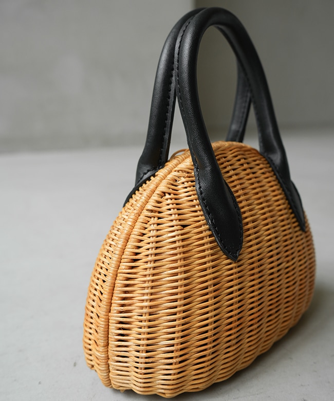od241-0616]odds(オッズ)MINI WIKKER BAG ミニウィッカーバッグ かご