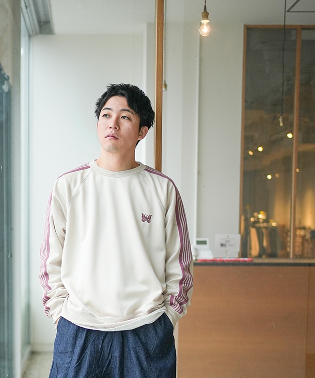 SALE 30%OFF】[QV306]NEEDLES(ニードルズ) Track Crew Neck Shirt