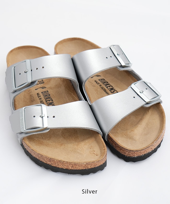 1012283]BIRKENSTOCK(ビルケンシュトック) Arizona BS Silver (NARROW