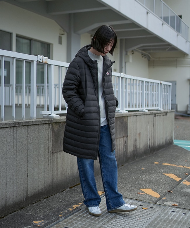 ◇[DT-A0566NRP]DANTON(ダントン) ナイロンタフタ ミドル ダウン