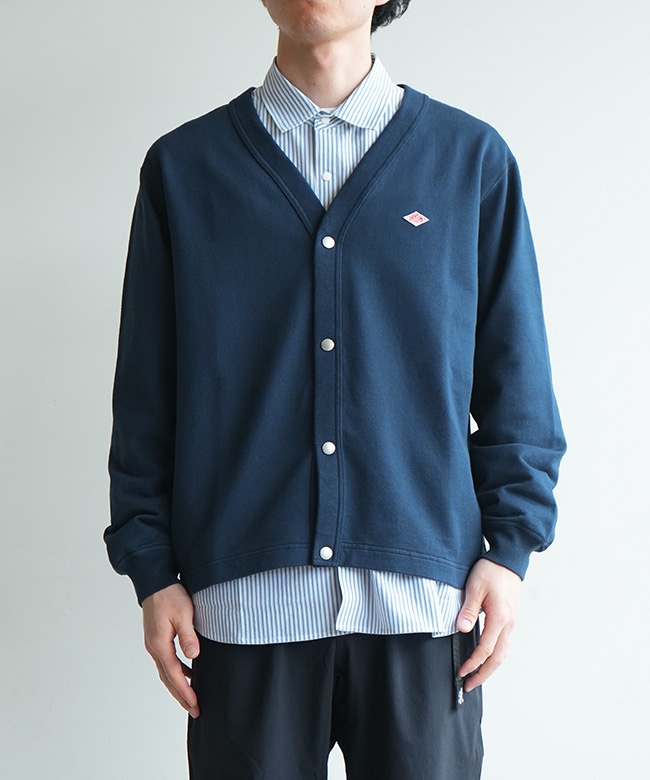 ◇[DT-C0406CIN]DANTON(ダントン) V-NECK CARDIGAN Vネック