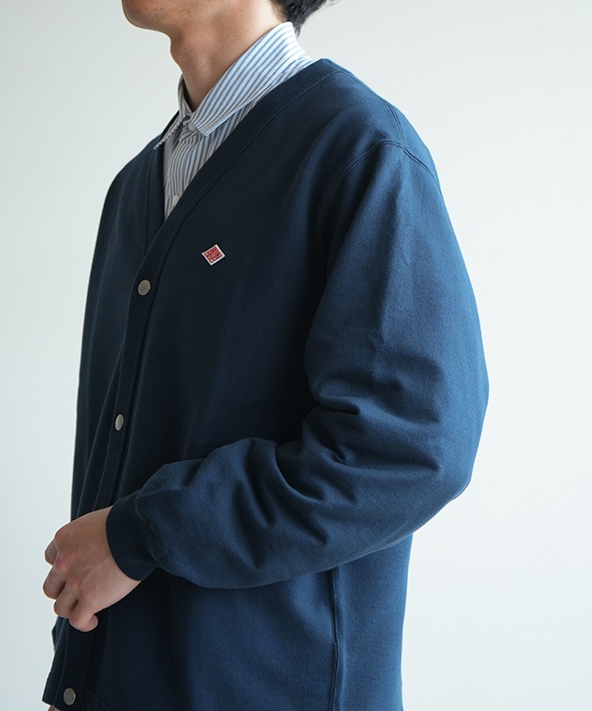 ◇[DT-C0406CIN]DANTON(ダントン) V-NECK CARDIGAN Vネック