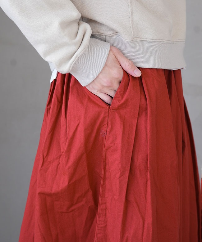 A21609]HARVESTY(ハーベスティ) 40コーマ糸ツイルサーカスキュロット