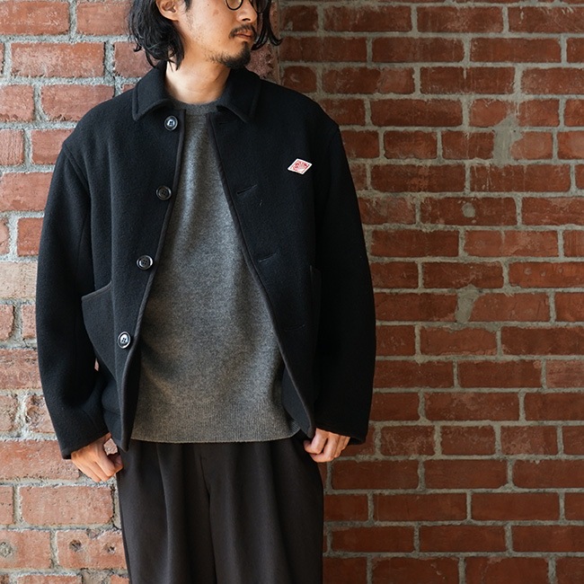 ◇[DT-A0210WLP]DANTON(ダントン) WOOL LIGHT PILE COVERALLS JACKET