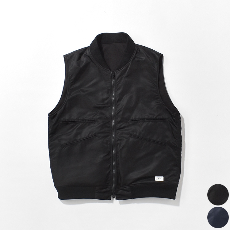 SF-232049]SASSAFRAS(ササフラス)Wheel Barrow Vest / Recycle Nylon