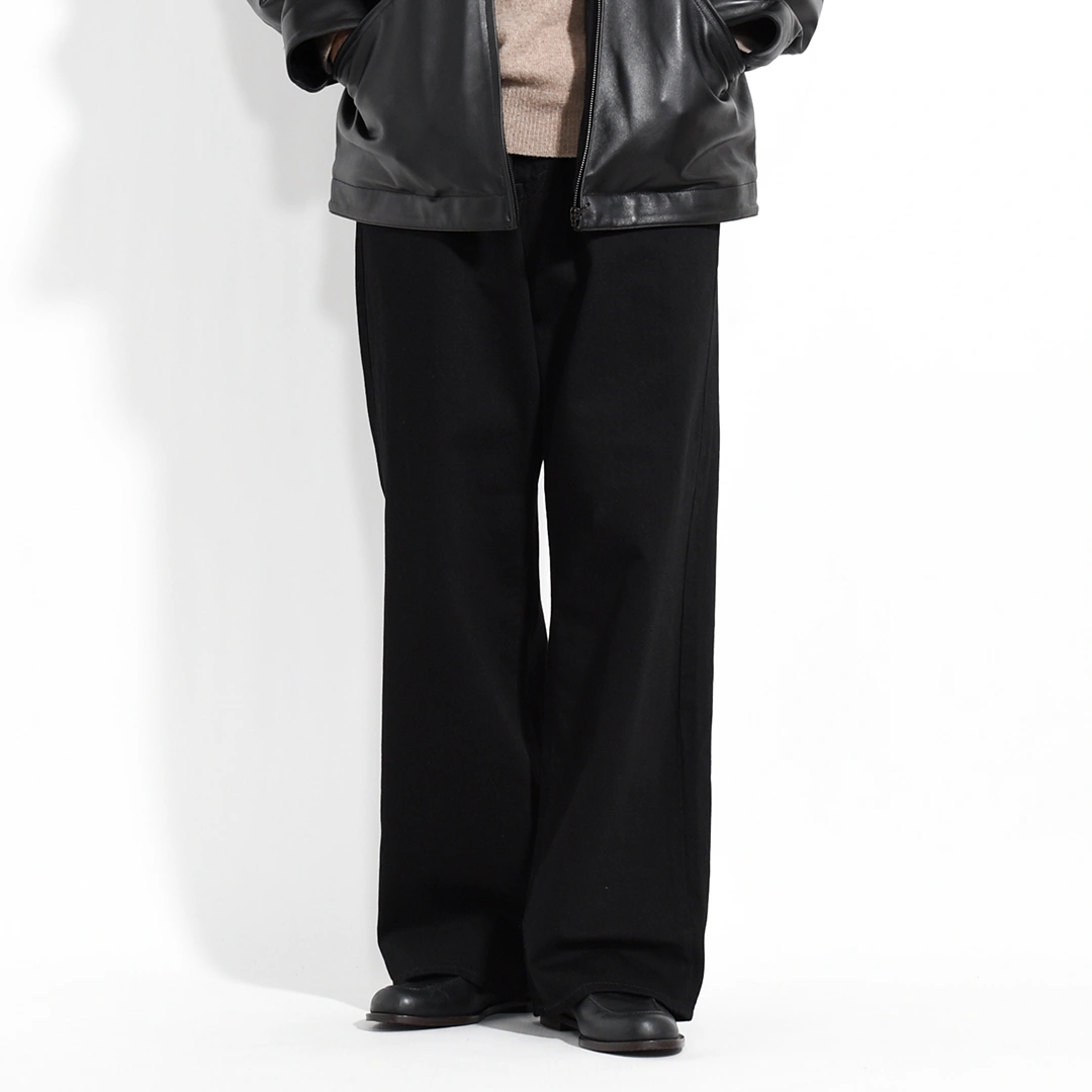 n0003]nakedgauge(ネイキッドゲージ)BLACK DENIM FD ASHLEY JEANS