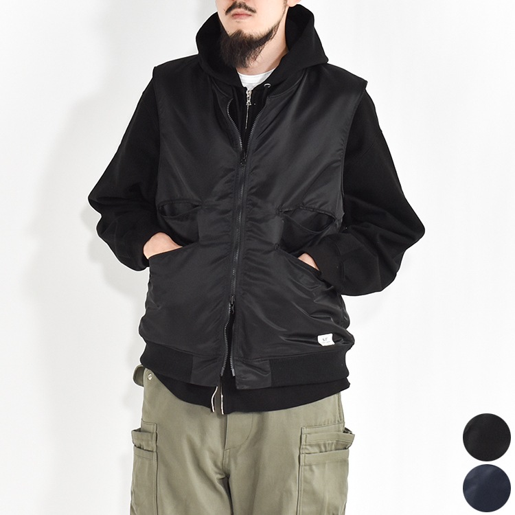 SF-232049]SASSAFRAS(ササフラス)Wheel Barrow Vest / Recycle Nylon