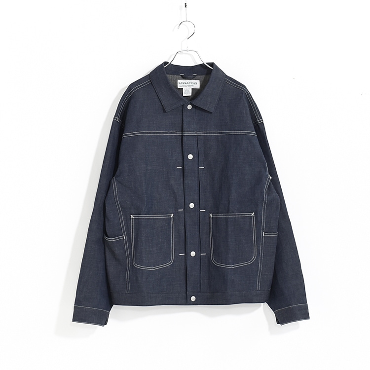 SF-252216]SASSAFRAS(ササフラス)Gardener Jacket ⁄ 8oz ミリタリー