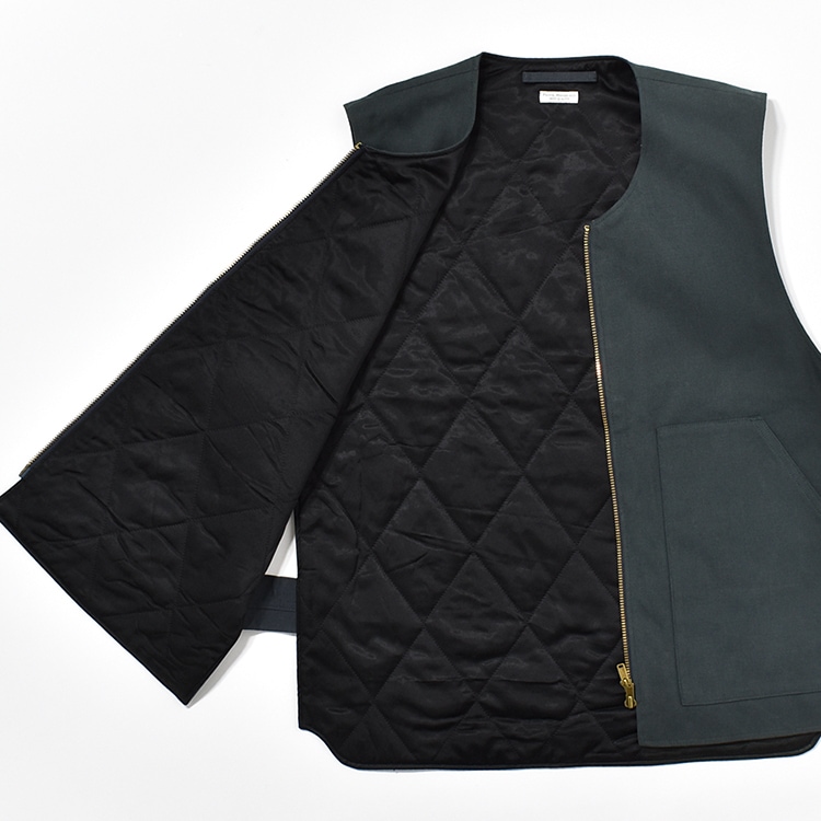 PMAS-VT02]PHIGVEL(フィグベル) Duck Cloth Workaday Vest(ダック
