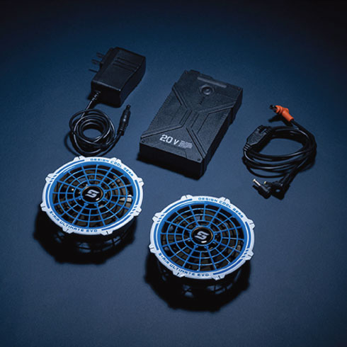 シンメン 05302 S-AIRウェア ベスト 20Vファンバッテリーセット SA-124