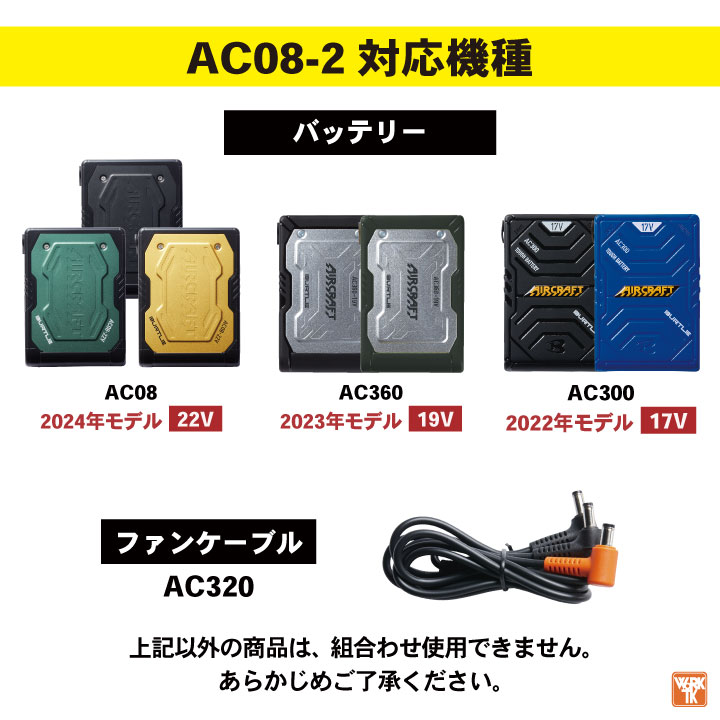 即日出荷] バートル ファンユニット 単品 22V対応 エアークラフト