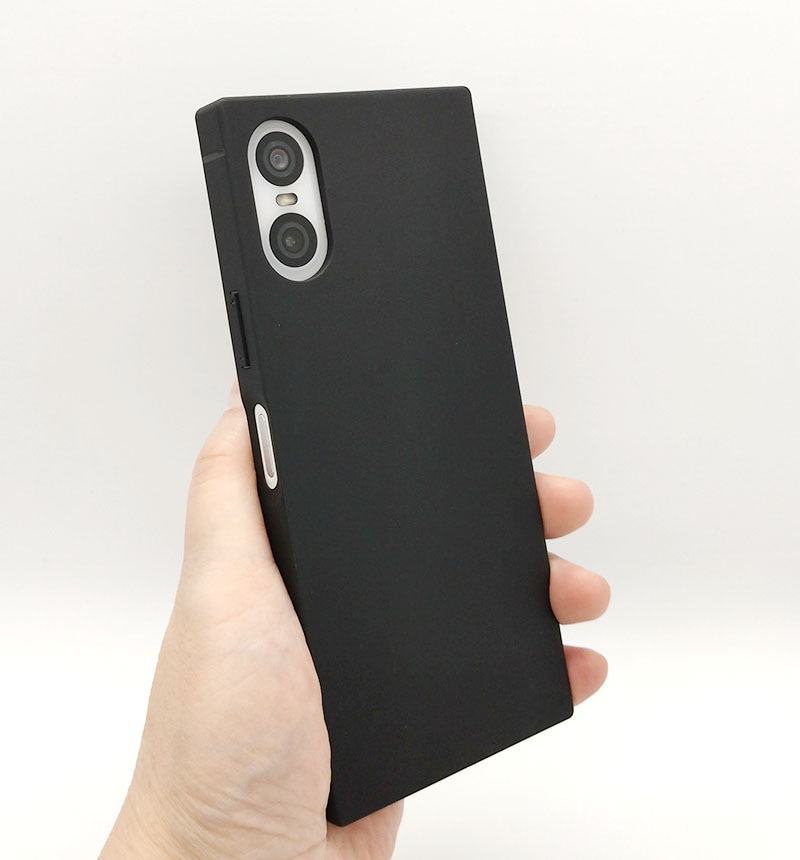Xperia 10 VI 耐衝撃 ソフトケース KAKU マット/ブラック IN