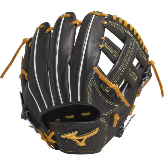 Mizuno Pro 軟式ファーストミット 黒 黄 Mizuno Pro 軟式ファースト