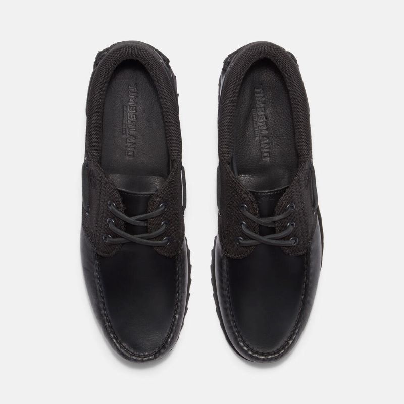 Timberland 25SS AUTHENTIC 3-EYE BOAT SHOE A6DXW-EL2 BLACKOUT FULL