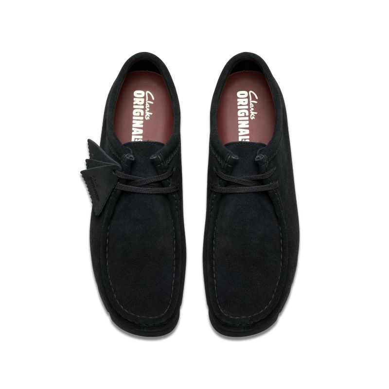 Clarks AW24 M Wallabee GTX 26179251 Black Suede 【M Wallabee GTX