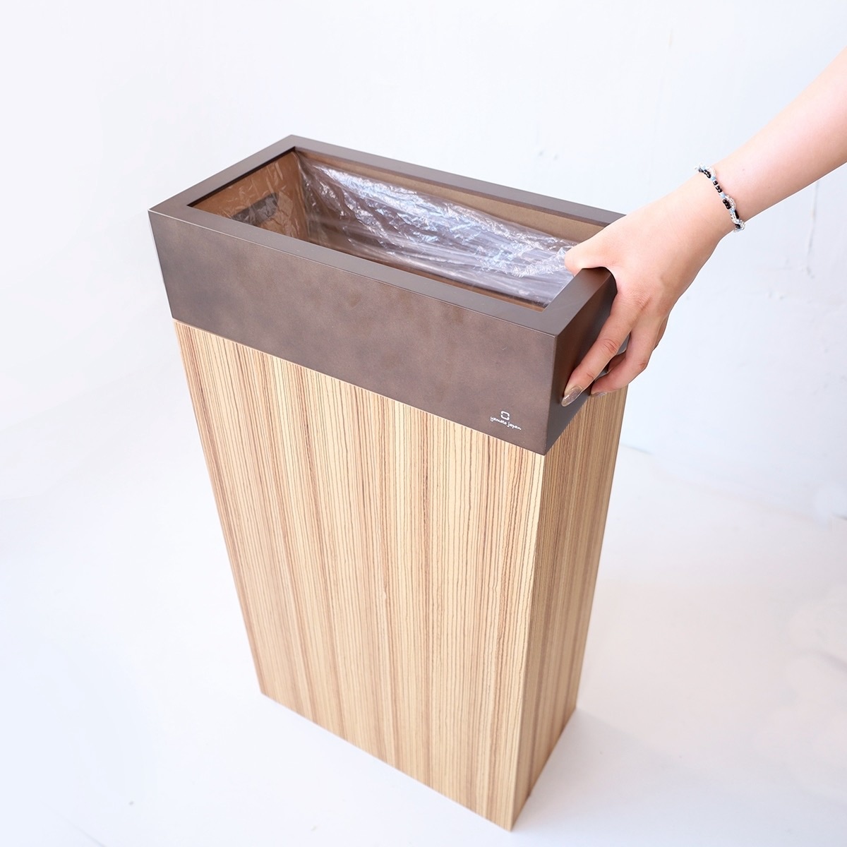 Crepas30 クレパス30 ブラウン・ウォールナット ダストボックス 約30