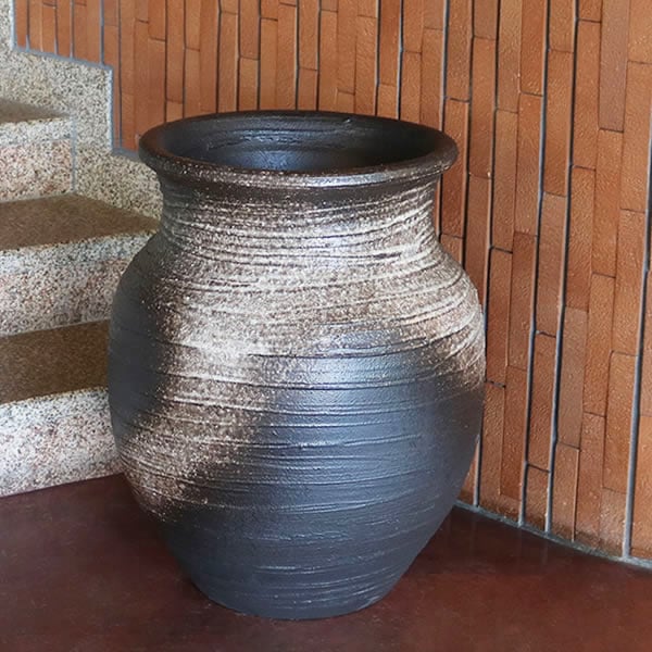 信楽焼 花瓶 大壷 信楽焼大つぼ 花瓶 花入れ 大ツボ 陶器つぼ 大きな