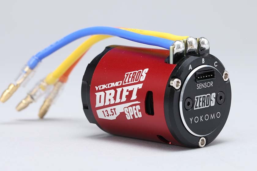 YM-S135DR ZERO-S ドリフトスペック ブラシレスモーター 13.5T レッド