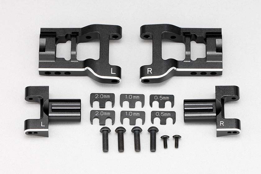 Y2-008RAS YD-2/YD-4用 可変式 リヤ ショート H アームセット (アルミ