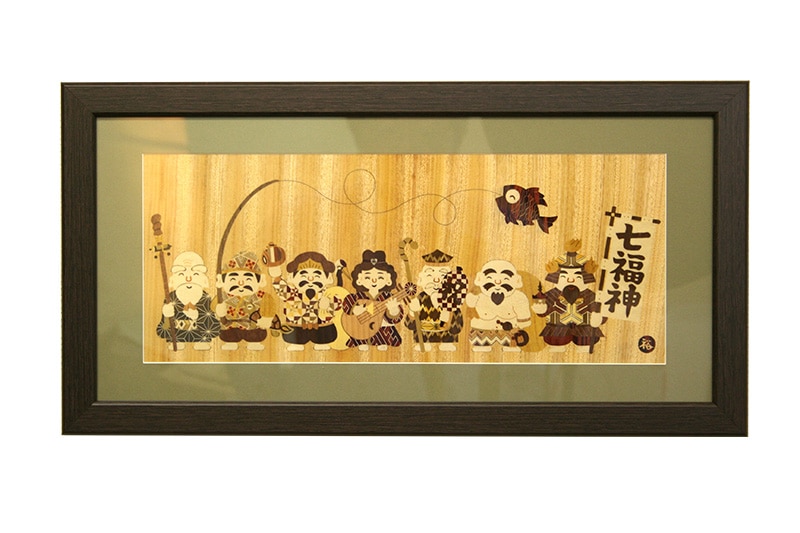 木象嵌 七福神 | 木象嵌 | 寄木細工専門店 箱根丸山物産