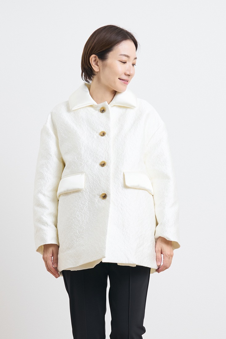 yori shirocon 38 mimosa ミモザジャガードコート yori shirocon