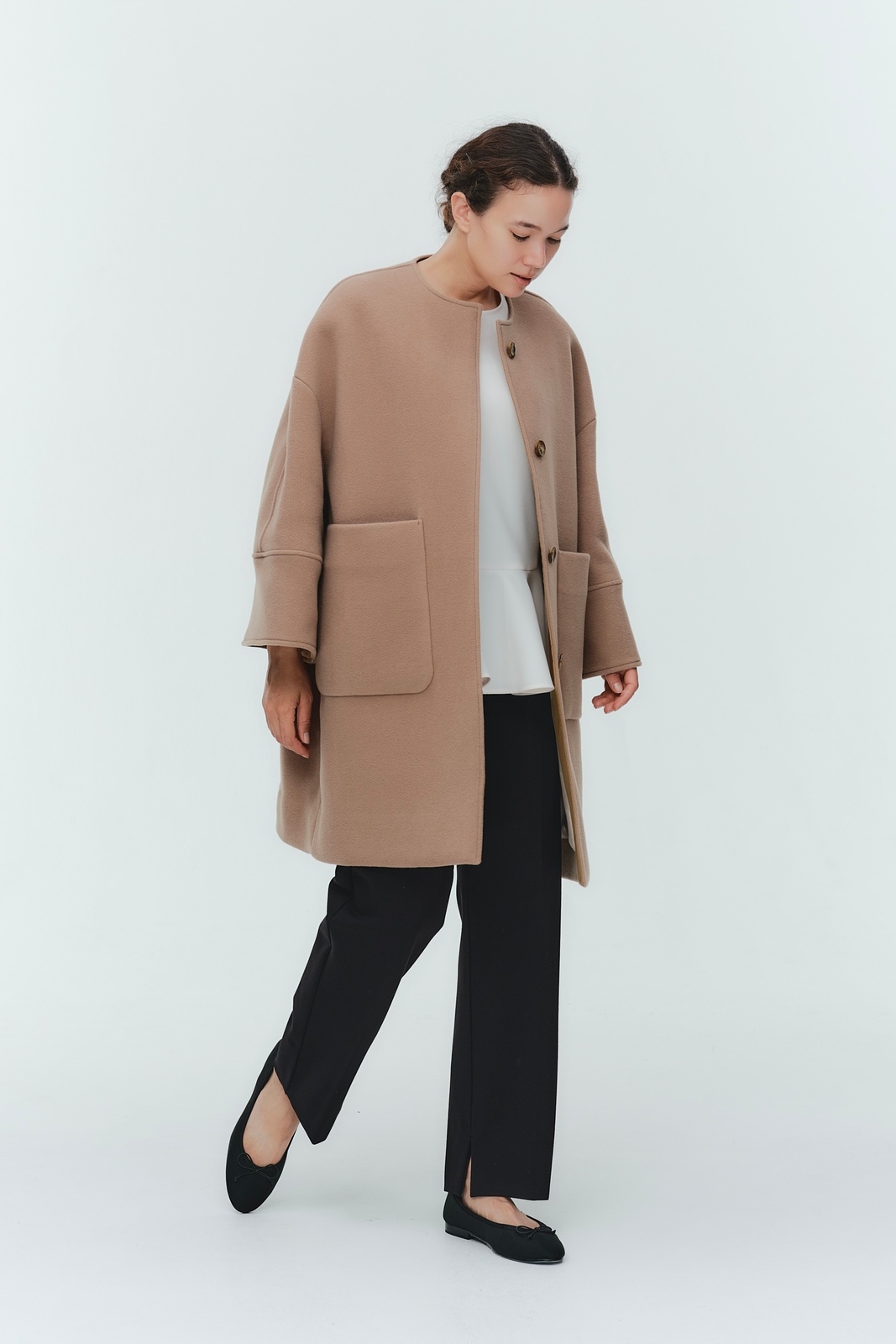 yori コート ウールノーカラーコート | all item| yori