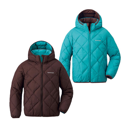 モンベル mont-bell （キッズ）リバーシブル ダウンパーカ Kid's 140